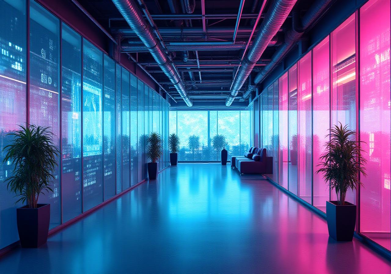 Modernes KI-Büro in Wien