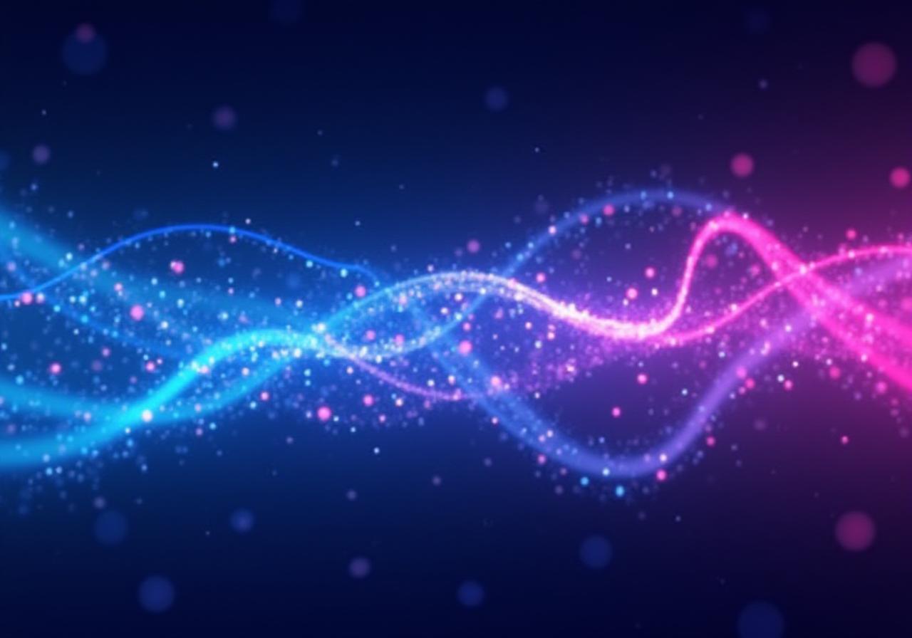 Abstrakte digitale KI-Struktur